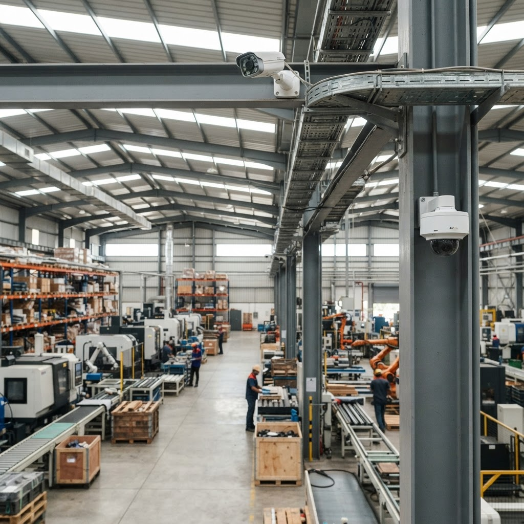 INDUSTRIAL CCTV security environment
